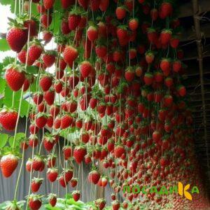 Клубника ампельная Анастасия купить по цене от 370р. в интернет-магазине «Посадика» с доставкой почтой в в Котласе и по всей России – [изображение №1].